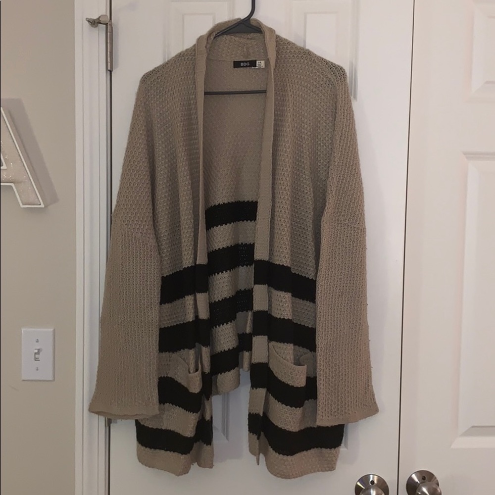 BDG striped cardigan